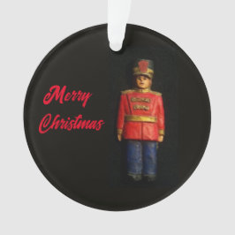 ORNAMENTO MERRY CHRISTMAS TOY SOLDIER