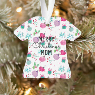 Ornamento Merry Christmas Ugly Sweater Watercolor