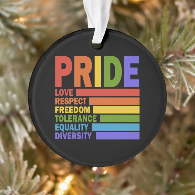Ornamento Mês do Orgulho LGBT (Árvore)