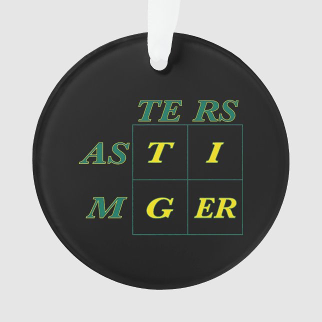 Ornamento Mestrados Tiger Goat Woods (Frente)