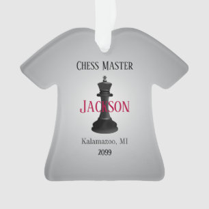 Ornamento Mestre Clássico com Desenho Rei