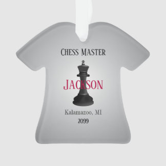 Ornamento Mestre Clássico com Desenho Rei