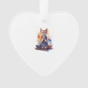 Ornamento Mestre de Yoga de Gato