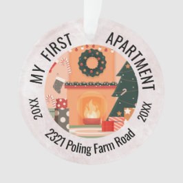 Ornamento Meu Primeiro Apartamento 2023 Endereço Personaliza