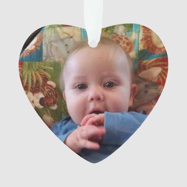 Ornamento Meu Primeiro Natal Novo Bebê (Frente)