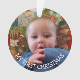 Ornamento Meu Primeiro Natal Novo Bebê