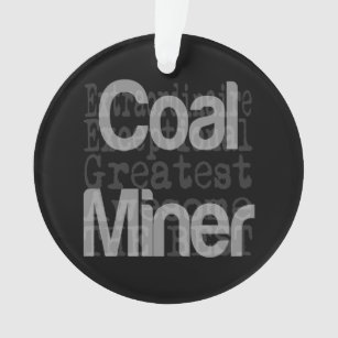 Ornamento Mineiro de carvão Extraordinaire