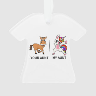 Ornamento Minha Tia Sua Tia Oferece Presentes Para Tia