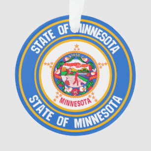 Ornamento Minnesota Round Emblem