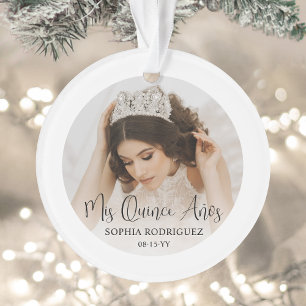 Ornamento Mis Quince Años Elegante Quinceañera 2 Foto