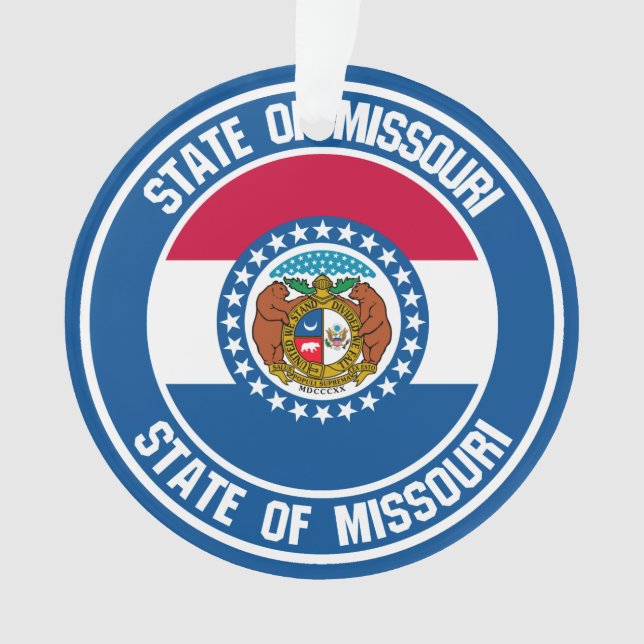 Ornamento Missouri Round Emblem (Frente)