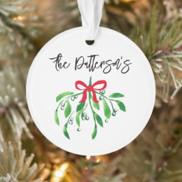 Ornamento Mistura de Natal Nome Festivo Foliday Beijo Divert