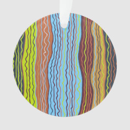 Ornamento Modern Squiggles 4 Ornament acrílico