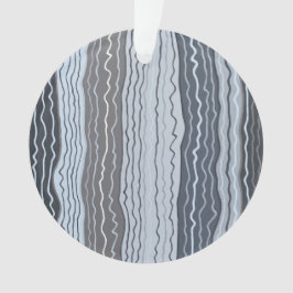 Ornamento Modern Squiggles 5 Ornament acrílico