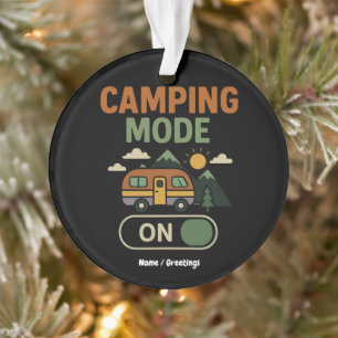 Ornamento Modo De Acampamento Na Funny Nature Lover Camper G