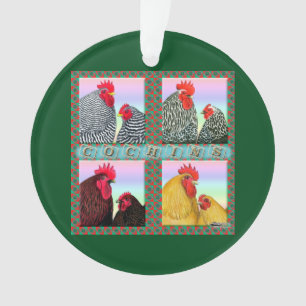 Ornamento Moedas com quatro cores