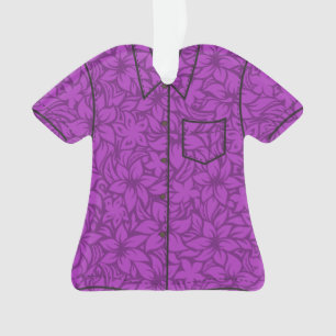 Ornamento Moloaa Bay Havaiana Hibiscus Aloha Shirt