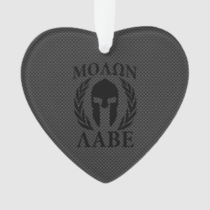 Ornamento Molon Labe Spartan Warrior Laurels