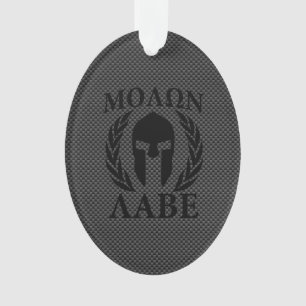 Ornamento Molon Labe Spartan Warrior Laurels