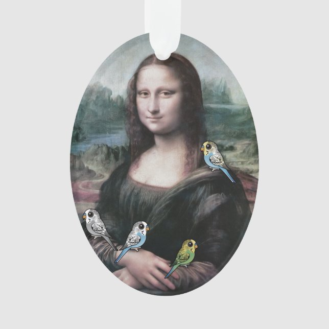 Ornamento Mona Lisa & Budgies (Frente)