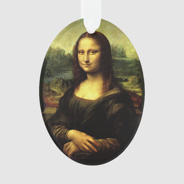 Ornamento Mona Lisa por Leonardo da Vinci (Frente)