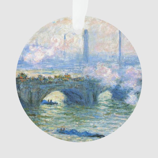 Ornamento Monet - Ponte de Waterloo, Londres, (Frente)