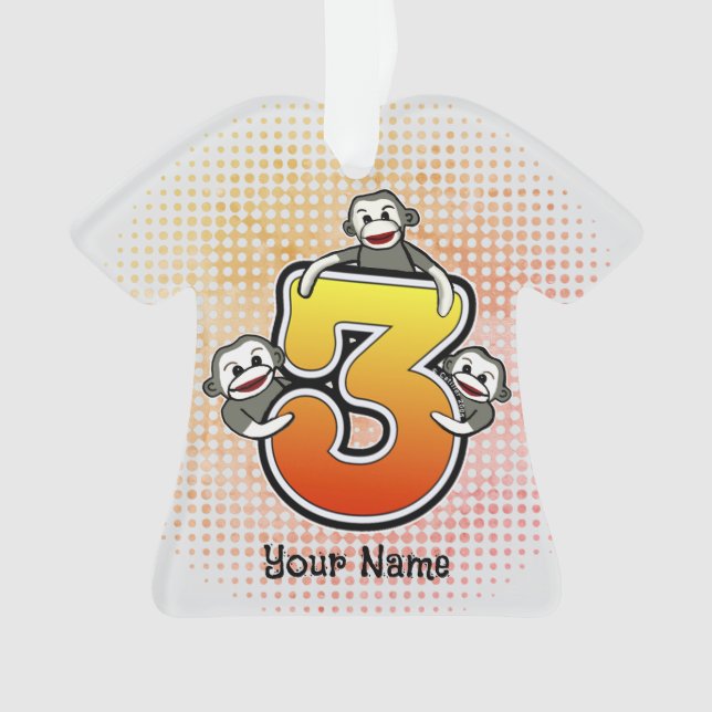 Ornamento Monkey Número 3 (Frente)