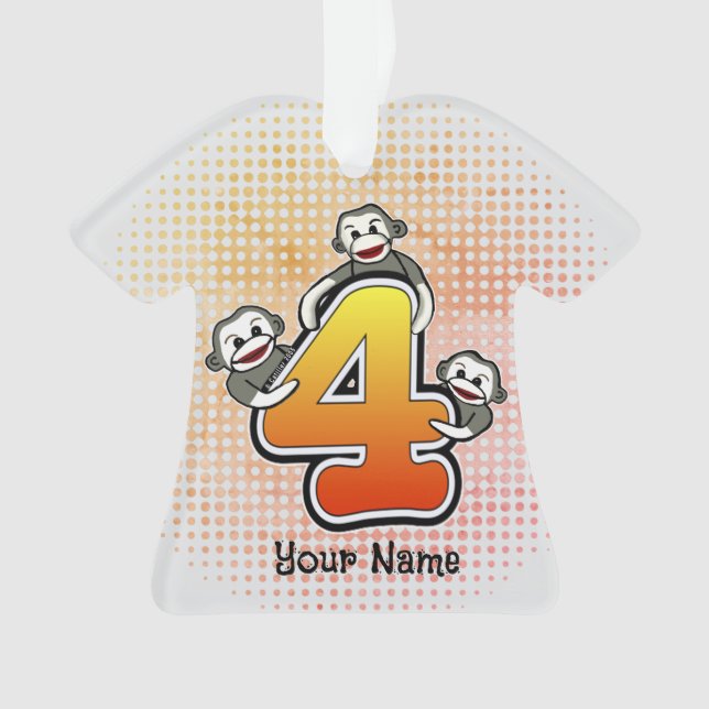 Ornamento Monkey Número 4 (Frente)