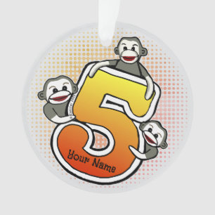 Ornamento Monkey Número 5