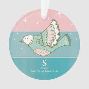 Ornamento Monograma - Monograma - Porta de Paz Rosa