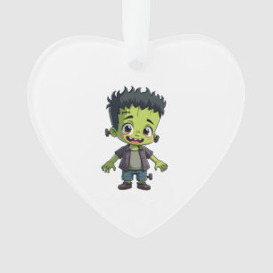 Ornamento Monstro de Frankenstein � Camiseta de desenho anim