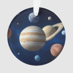 Ornamento Montagem do Sistema Solar