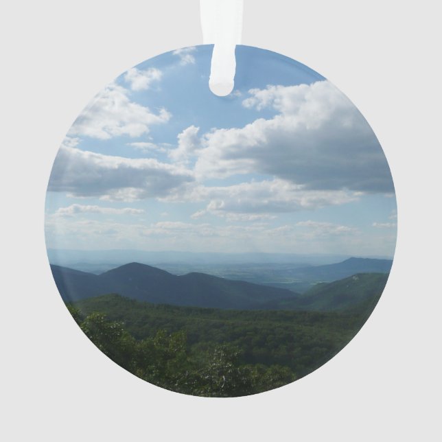 Ornamento Montanhas Apalaches II Shenandoah (Verso)