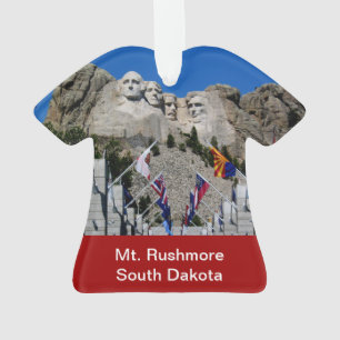 Ornamento Monte Rushmore Foto Personalizável Souvenir