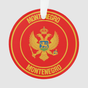 Ornamento Montenegro Round Emblem