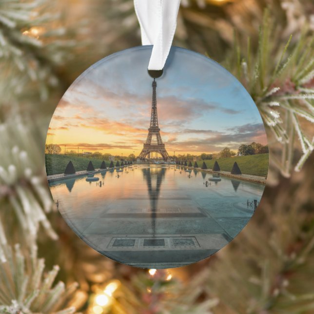 Ornamento Monumentos | Torre Eiffel Sunrise (Árvore)