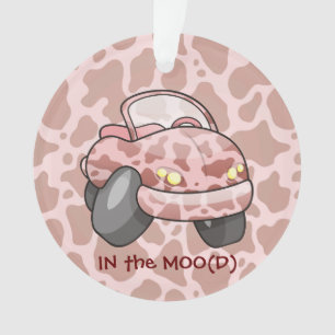 Ornamento Moo Car Ornament