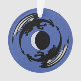Ornamento Moon Dragon Fantasy Design Ornament