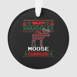 Ornamento Moose Christmas Pajama Shirt Moose Ugf Christmas