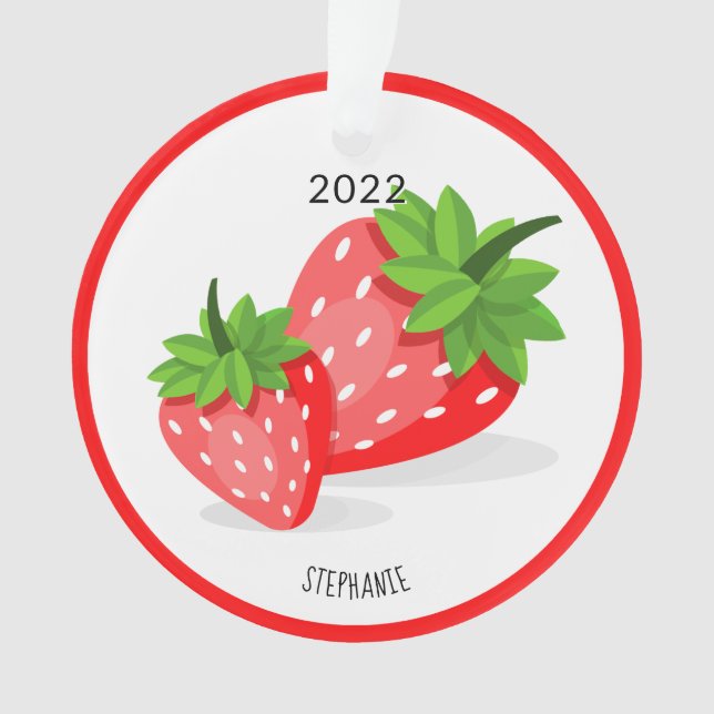 Ornamento Morango (Frente)