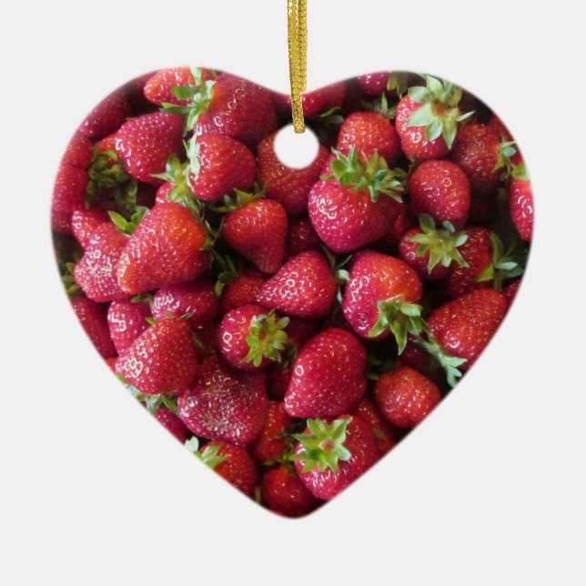 Ornamento - Morangos De Verão (Frente)