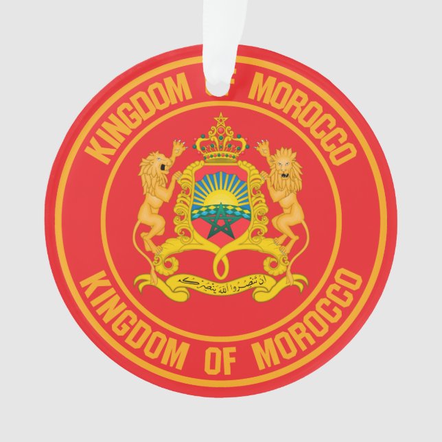 Ornamento Morocco Round Emblem (Frente)
