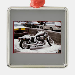 Ornamento "Motociclo no inverno"
