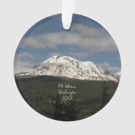 Ornamento Mt. Adams, Washington Scenic Photo Ornament