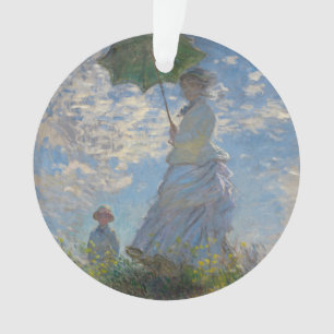 Ornamento Mulher com Parasol por Claude Monet