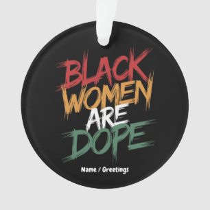 Ornamento Mulheres Negras São Árvore História Negra Mês