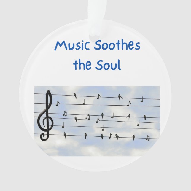 Ornamento Música Soita a Alma em um (Frente)