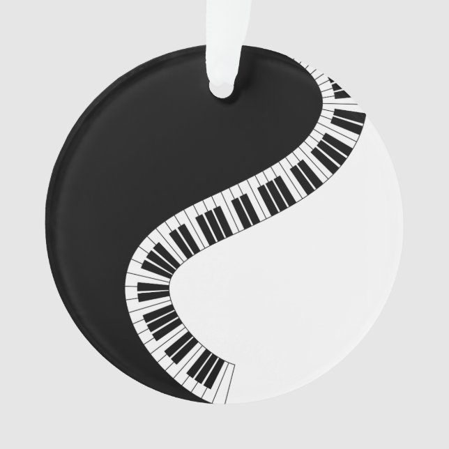 Ornamento Musical do Teclado Piano (Frente)