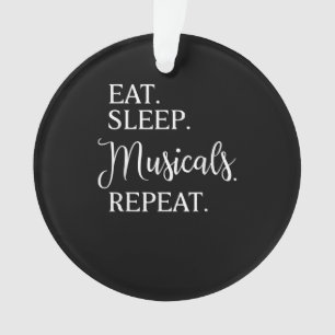 Ornamento Músicos do Sono Repetem Ator em Ação na Broadwa