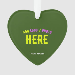 ORNAMENTO NA MODA MODERNA FLORESTA PERSONALIZADA VERDE MARCA